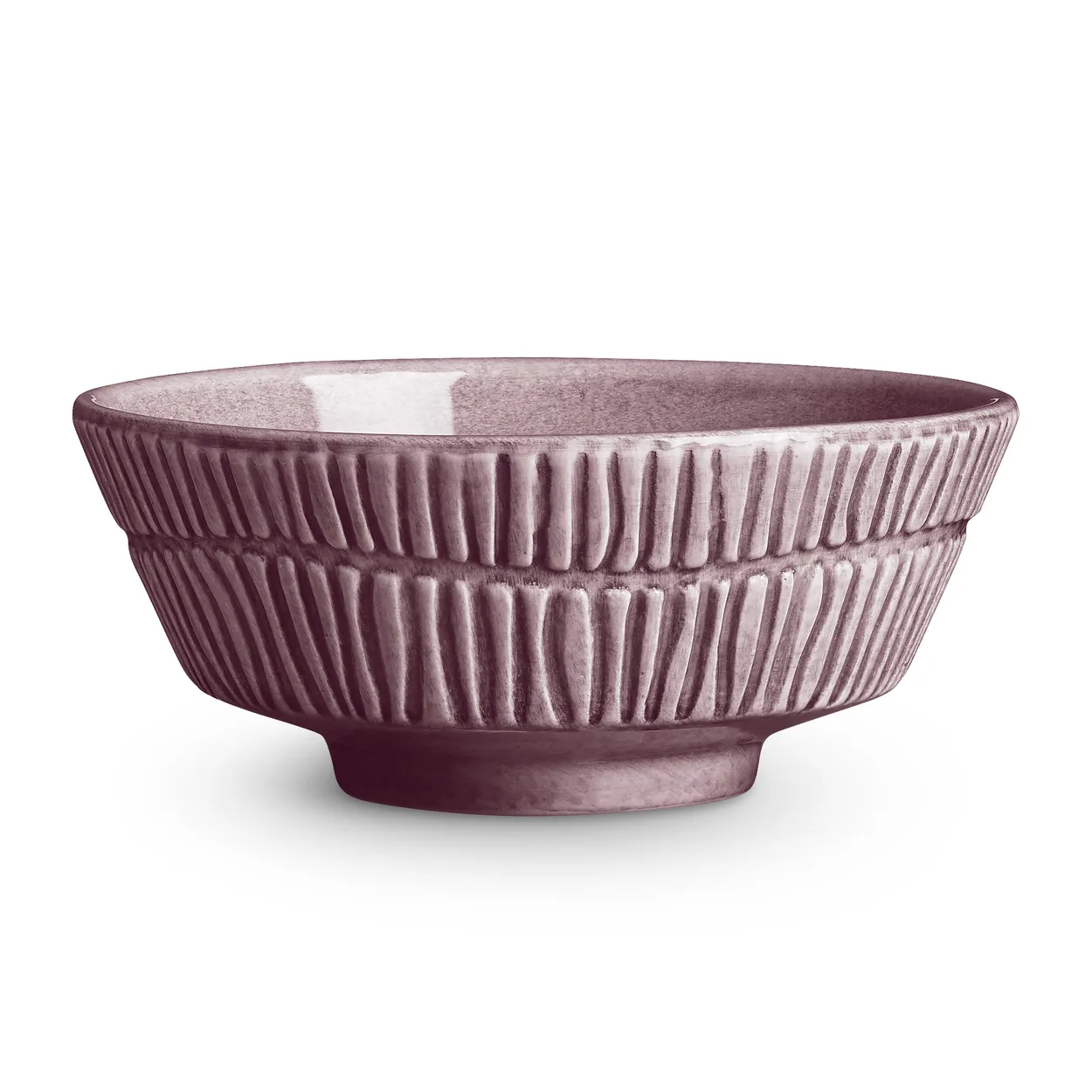 Mateus Stripes bowl o15 cm Plum | Scandinavian Design | Breakfast bowls | Purple