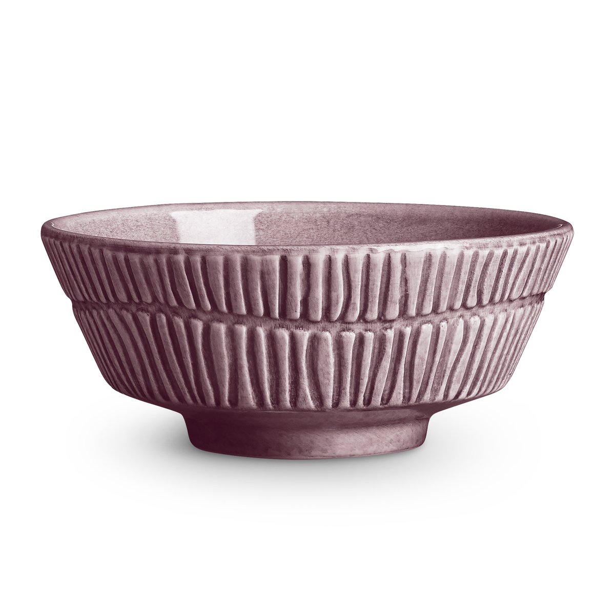 Mateus Stripes bowl o15 cm Plum | Scandinavian Design | Breakfast bowls | Purple