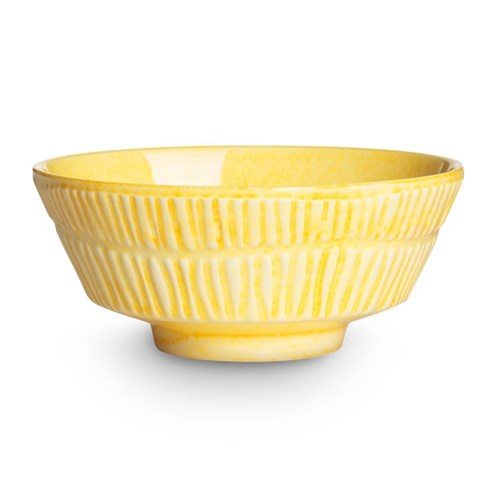 Stripes bowl Ø15 cm - Yellow - Mateus