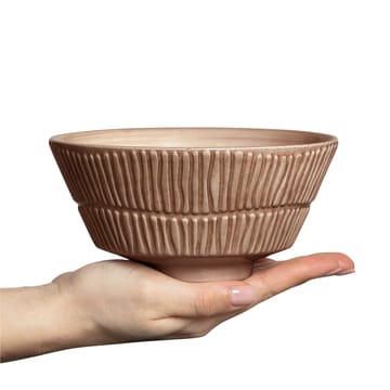 Stripes bowl 16 cm - cinnamon - Mateus