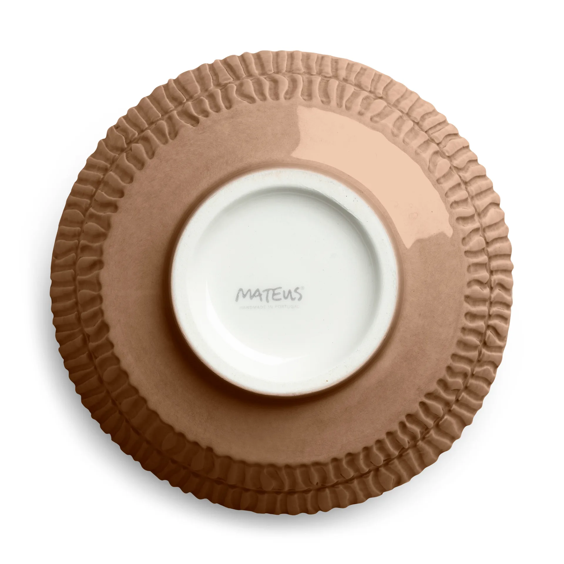 Stripes bowl 16 cm, cinnamon Mateus