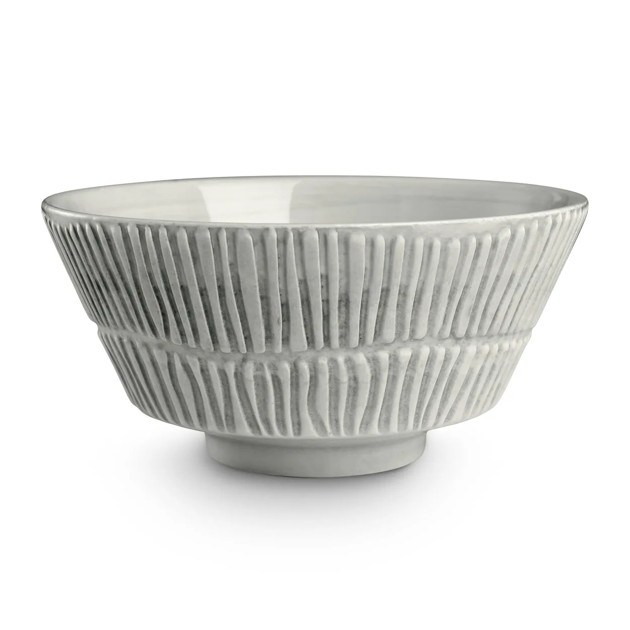 Mateus Stripes bowl 16 cm grey | Scandinavian Design | Breakfast bowls | Grey