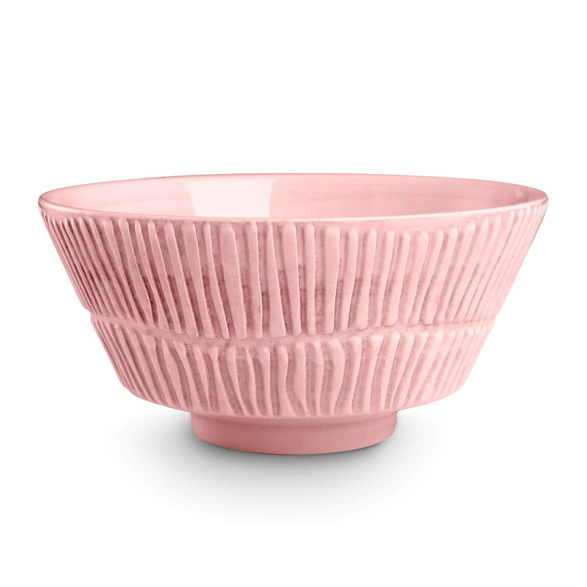 Stripes bowl 16 cm, light pink Mateus