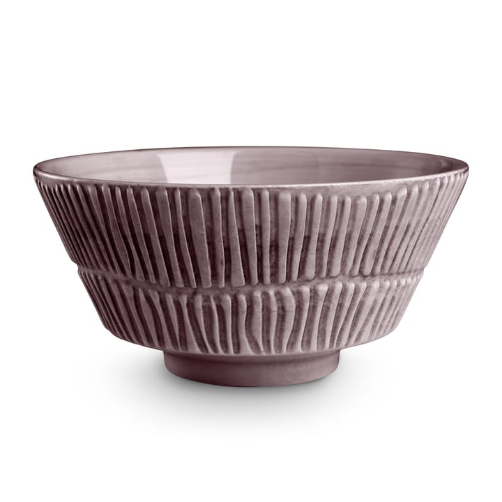 Stripes bowl 16 cm - plum - Mateus
