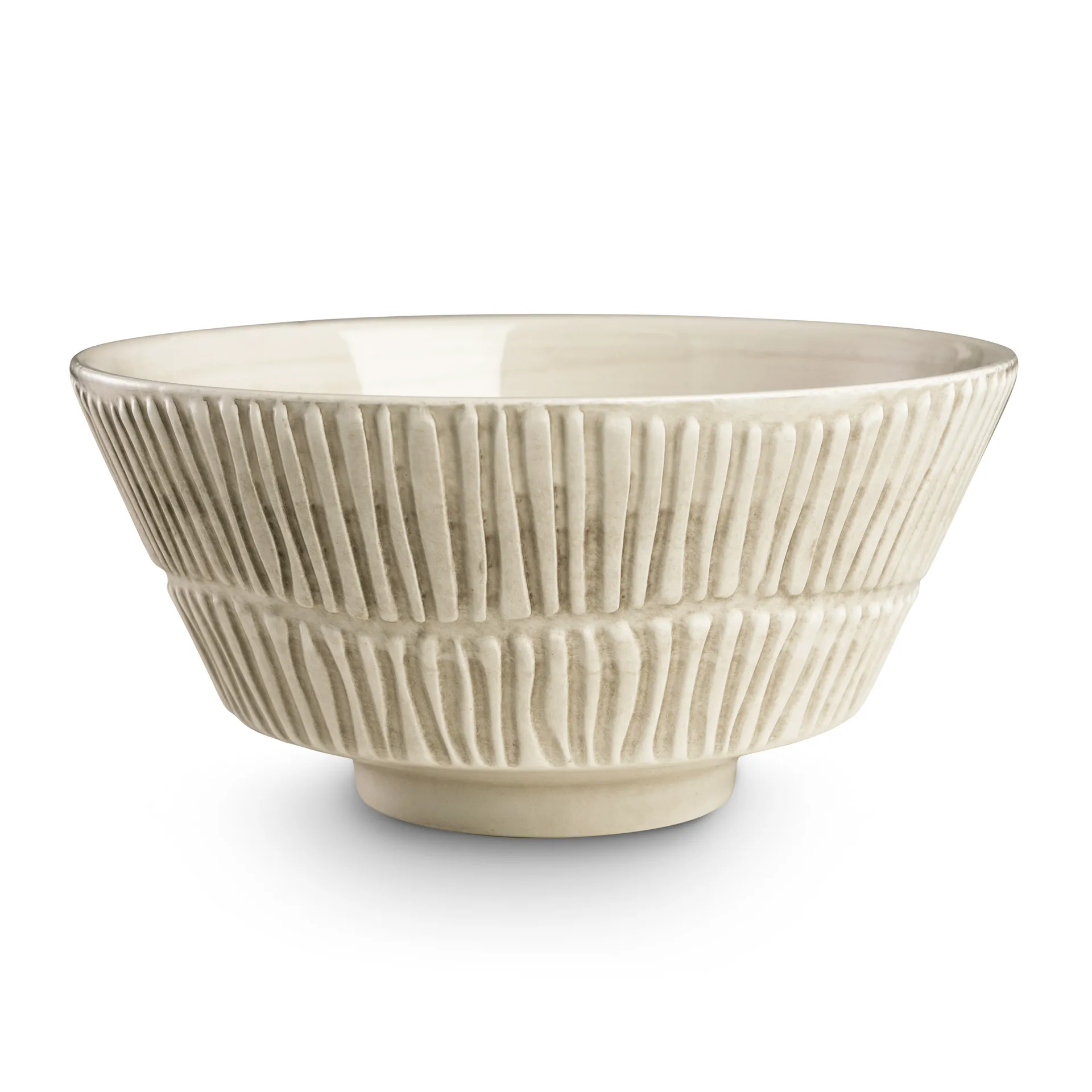 Stripes bowl 16 cm, sand Mateus