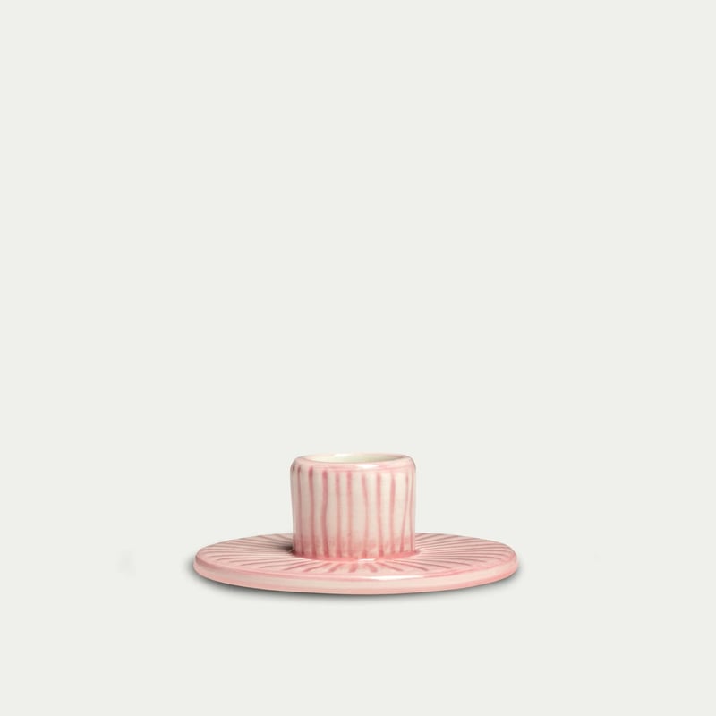 Mateus Stripes candle sticks Ø8 cm Light pink