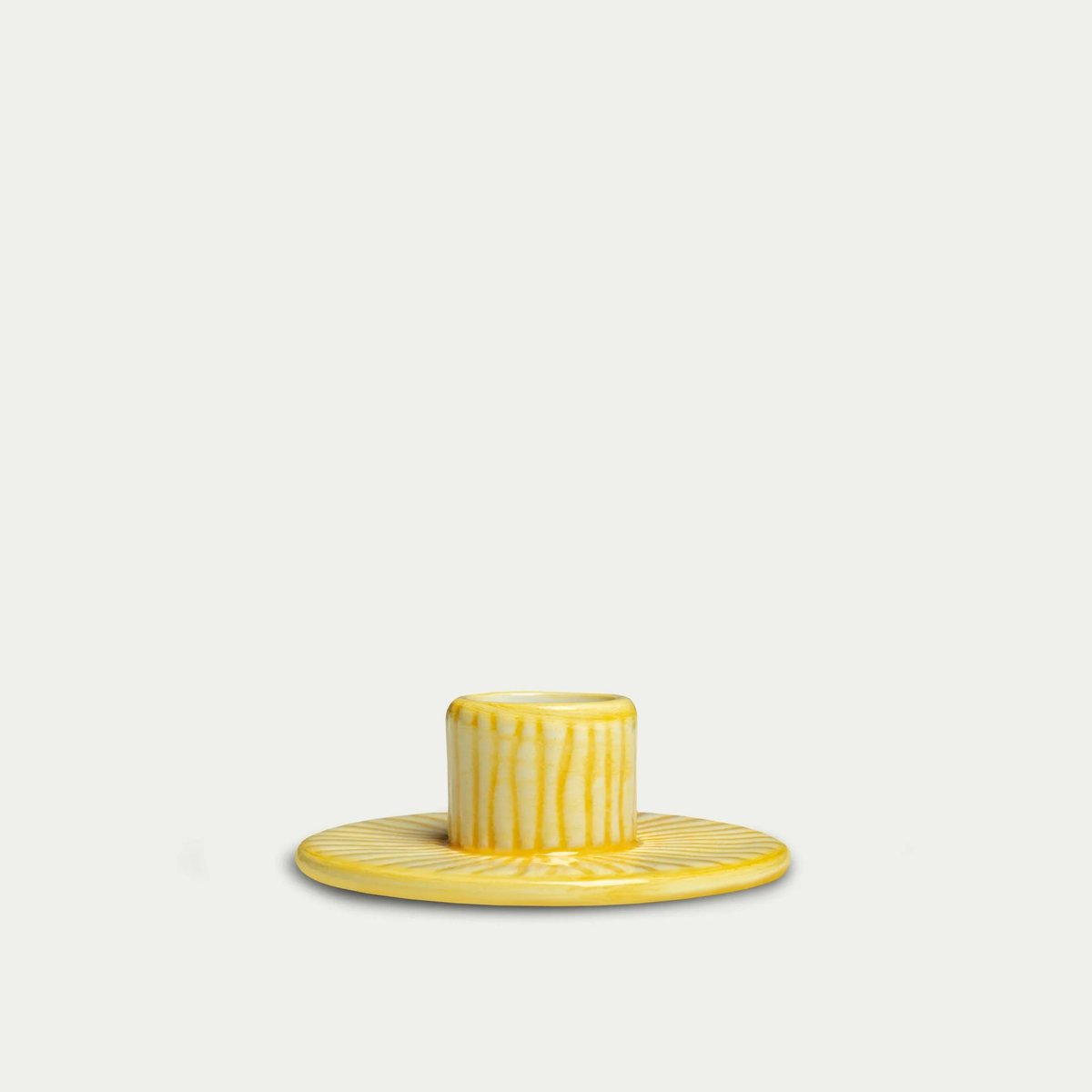 Mateus Stripes candle sticks Ø8 cm Yellow