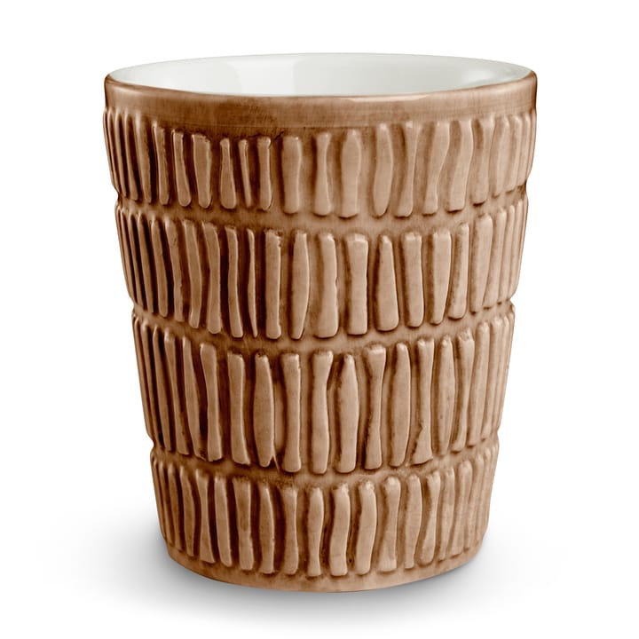 Stripes mug 30 cl - cinnamon - Mateus