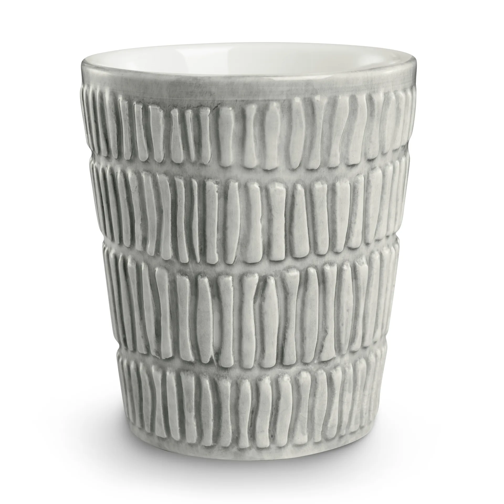 Stripes mug 30 cl, grey Mateus
