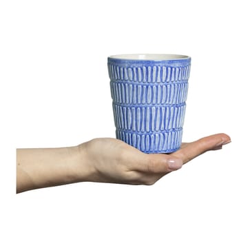 Stripes mug 30 cl - Light blue - Mateus