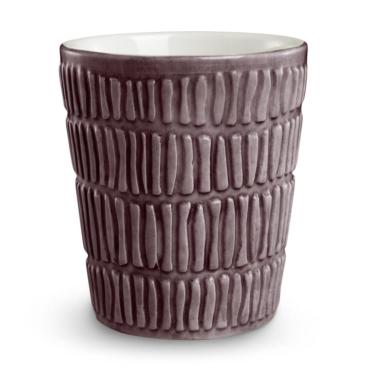Stripes mug 30 cl - plum - Mateus