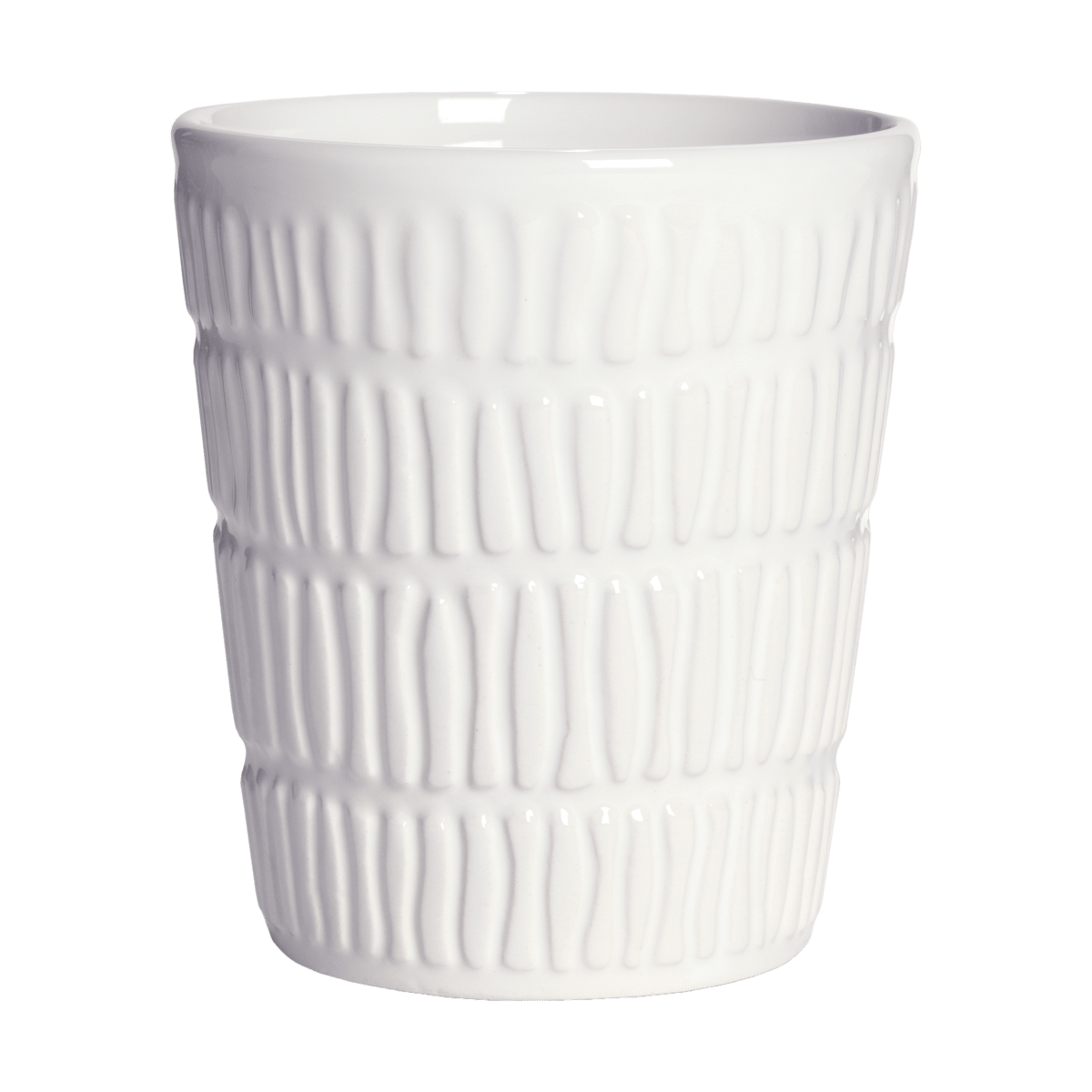 Mateus Stripes mug 30 cl White | Scandinavian Design | Coffee cups | White