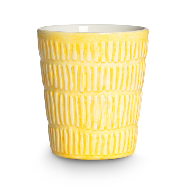 Stripes mug 30 cl - Yellow - Mateus