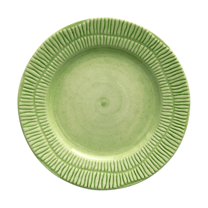 Stripes plate Ø21 cm - Green - Mateus