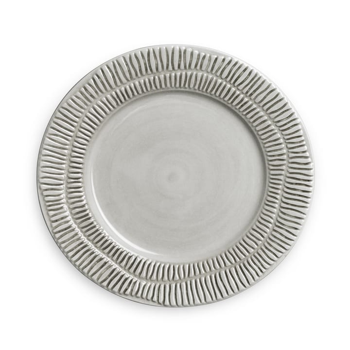 Stripes plate Ø21 cm - grey - Mateus