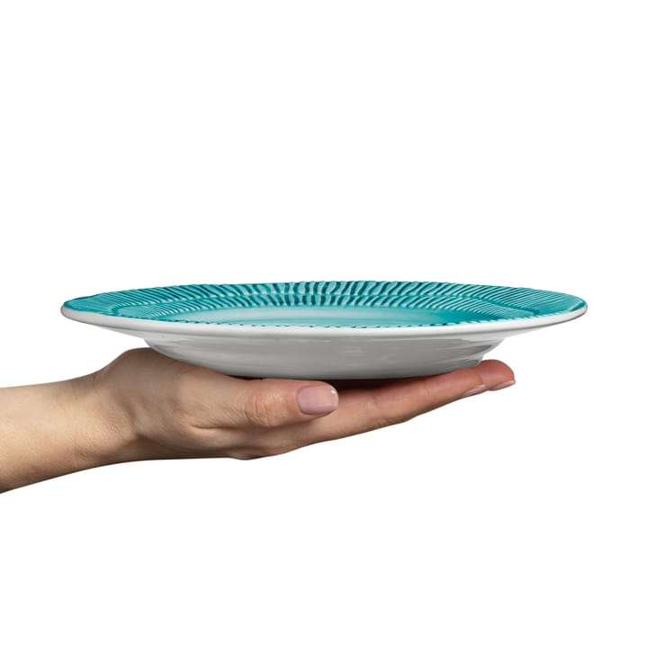 Stripes plate Ø21 cm - Ocean - Mateus