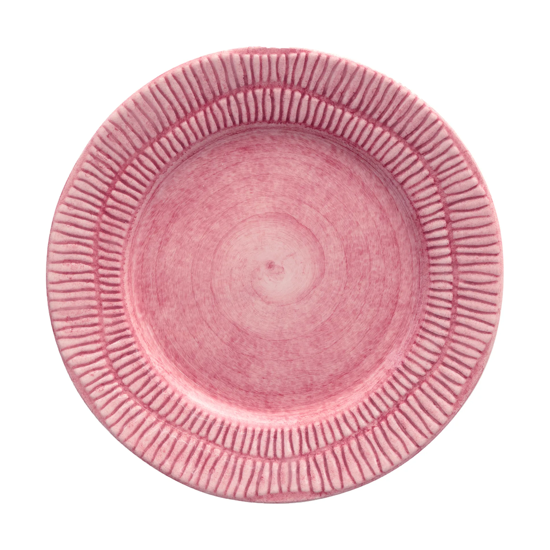 Stripes plate Ø21 cm, Pink Mateus
