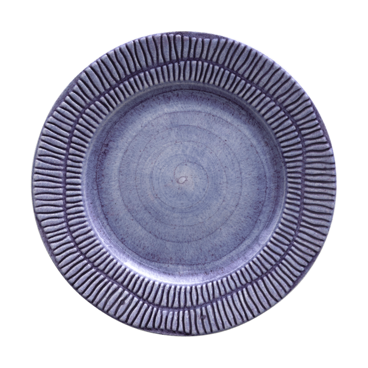 Stripes plate Ø21 cm - Viol - Mateus