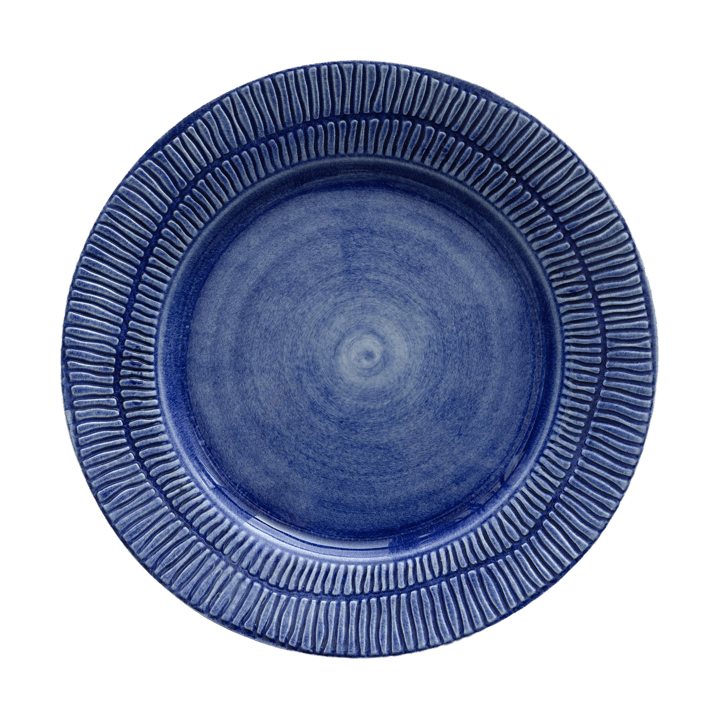 Stripes plate Ø28 cm - Blue - Mateus