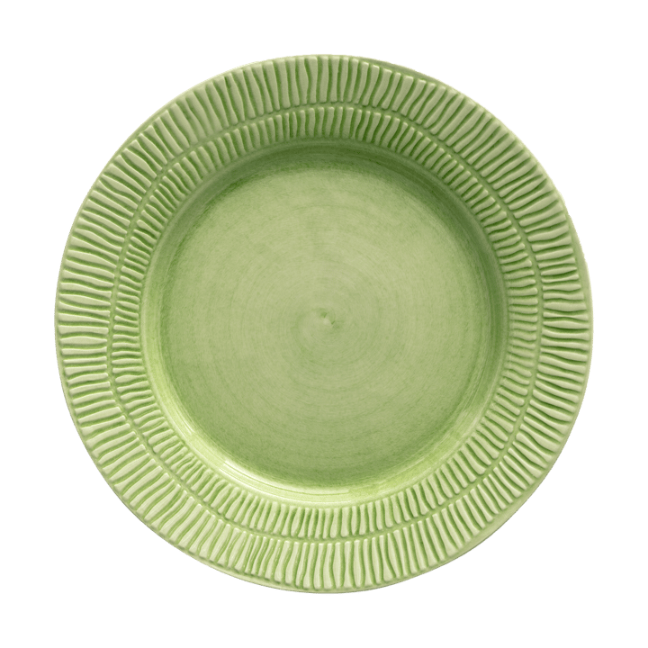 Stripes plate Ø28 cm - Green - Mateus