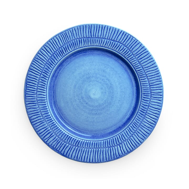 Stripes plate Ø28 cm - Light blue - Mateus