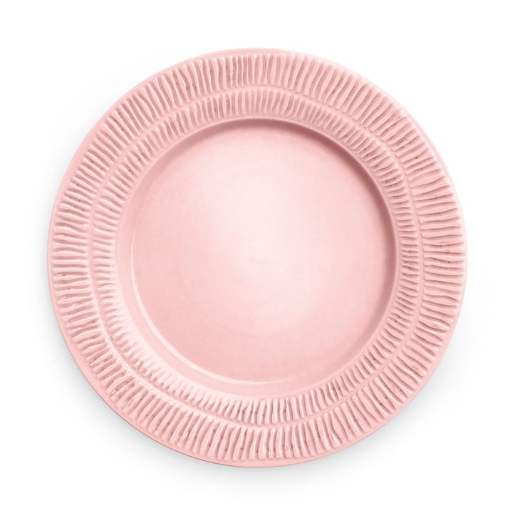 Stripes plate Ø28 cm - light pink - Mateus