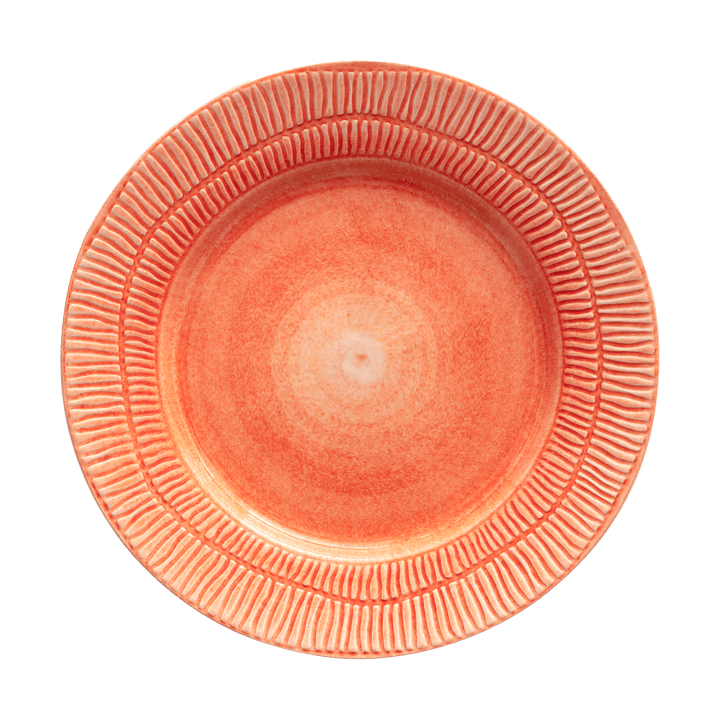 Stripes plate Ø28 cm - Orange - Mateus