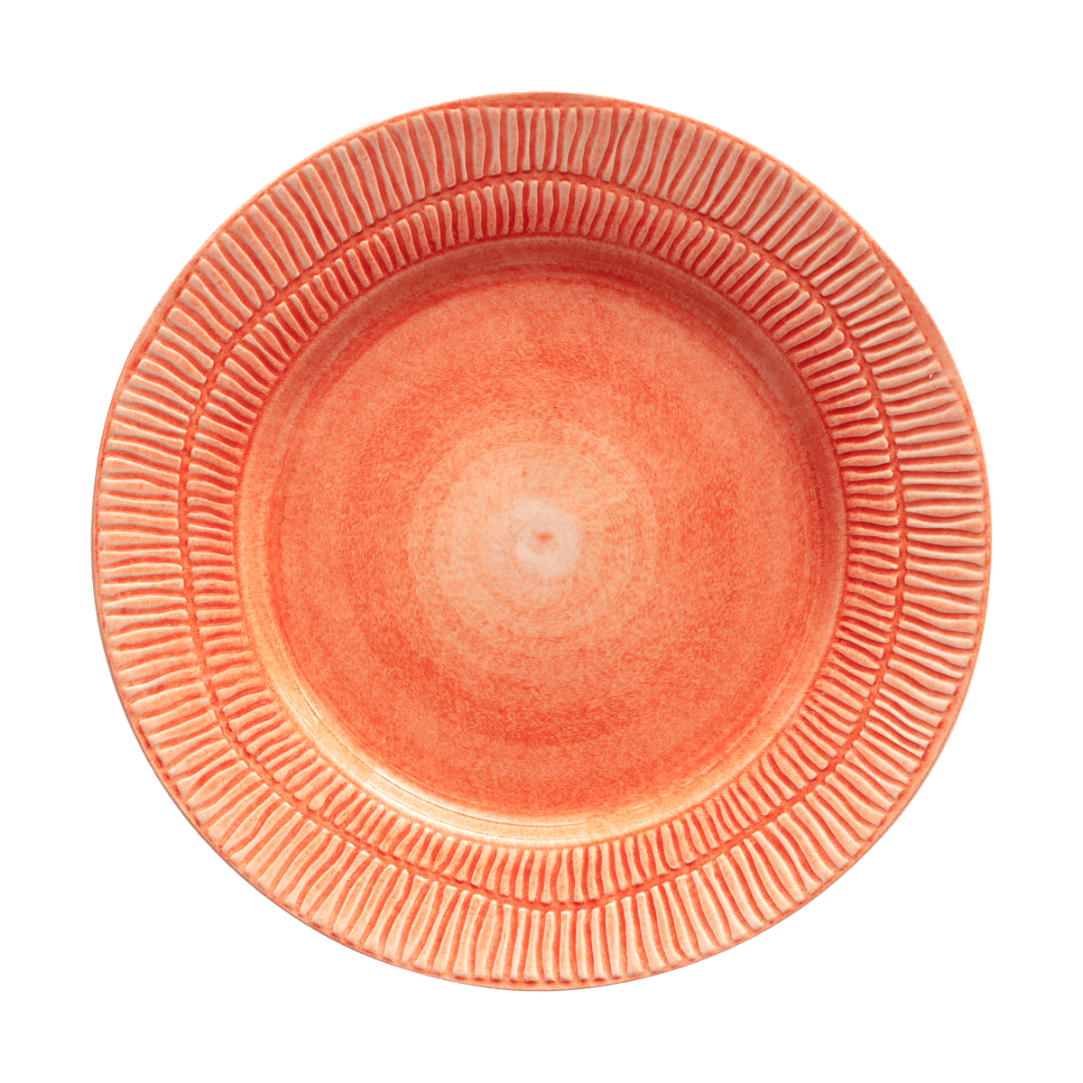 Mateus Stripes plate o28 cm Orange | Scandinavian Design | Dinner plates | Orange