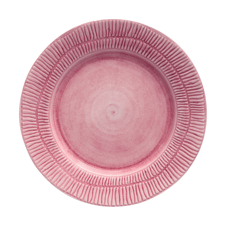 Stripes plate Ø28 cm - Pink - Mateus
