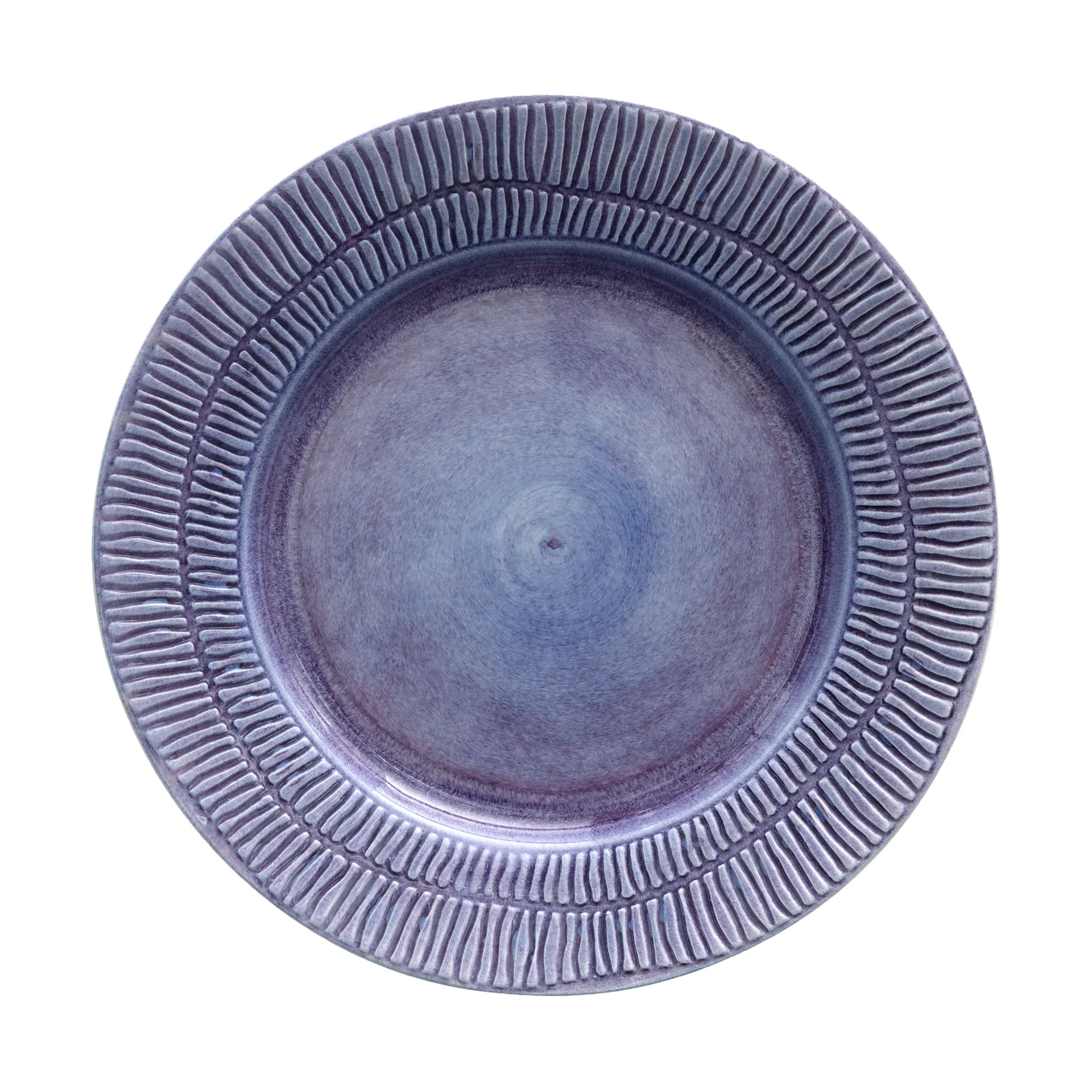 Stripes plate Ø28 cm, Viol Mateus