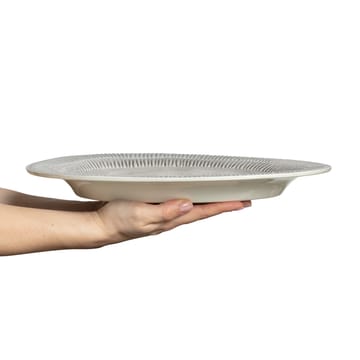 Stripes platter 30x35 cm - grey - Mateus