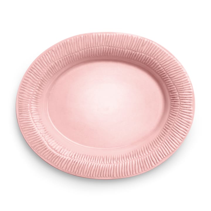 Stripes platter 30x35 cm - light pink - Mateus