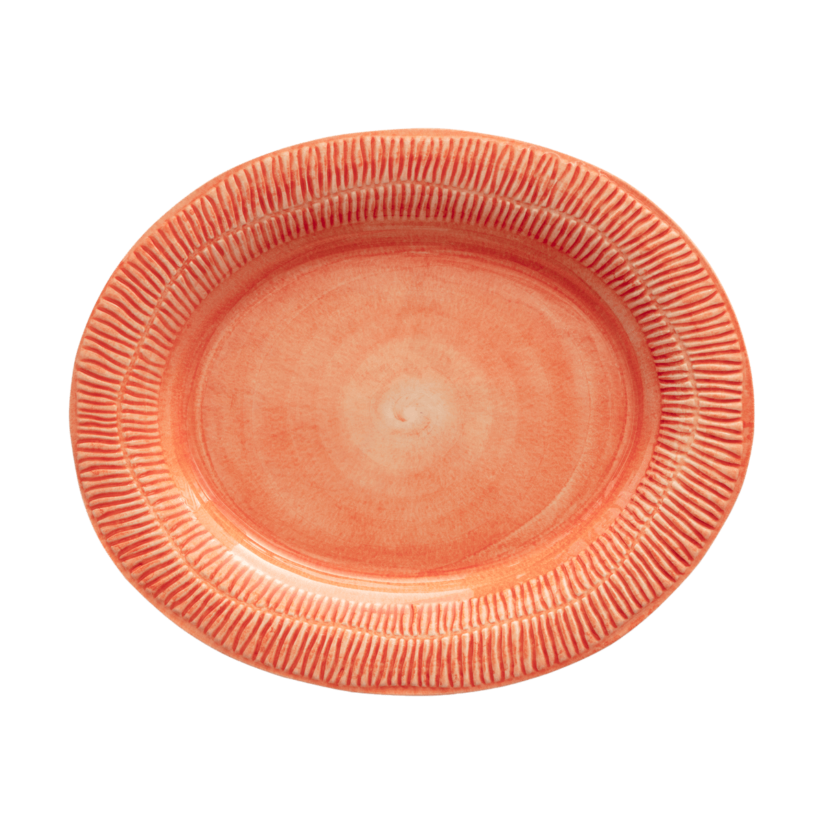 Mateus Stripes platter 30x35 cm Orange | Scandinavian Design | Serving platters & dishes | Orange