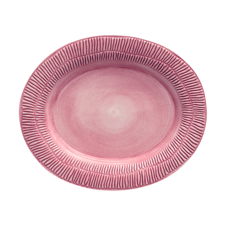 Stripes platter 30x35 cm - Pink - Mateus