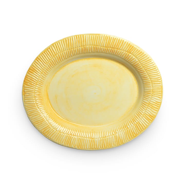 Stripes platter 30x35 cm - Yellow - Mateus