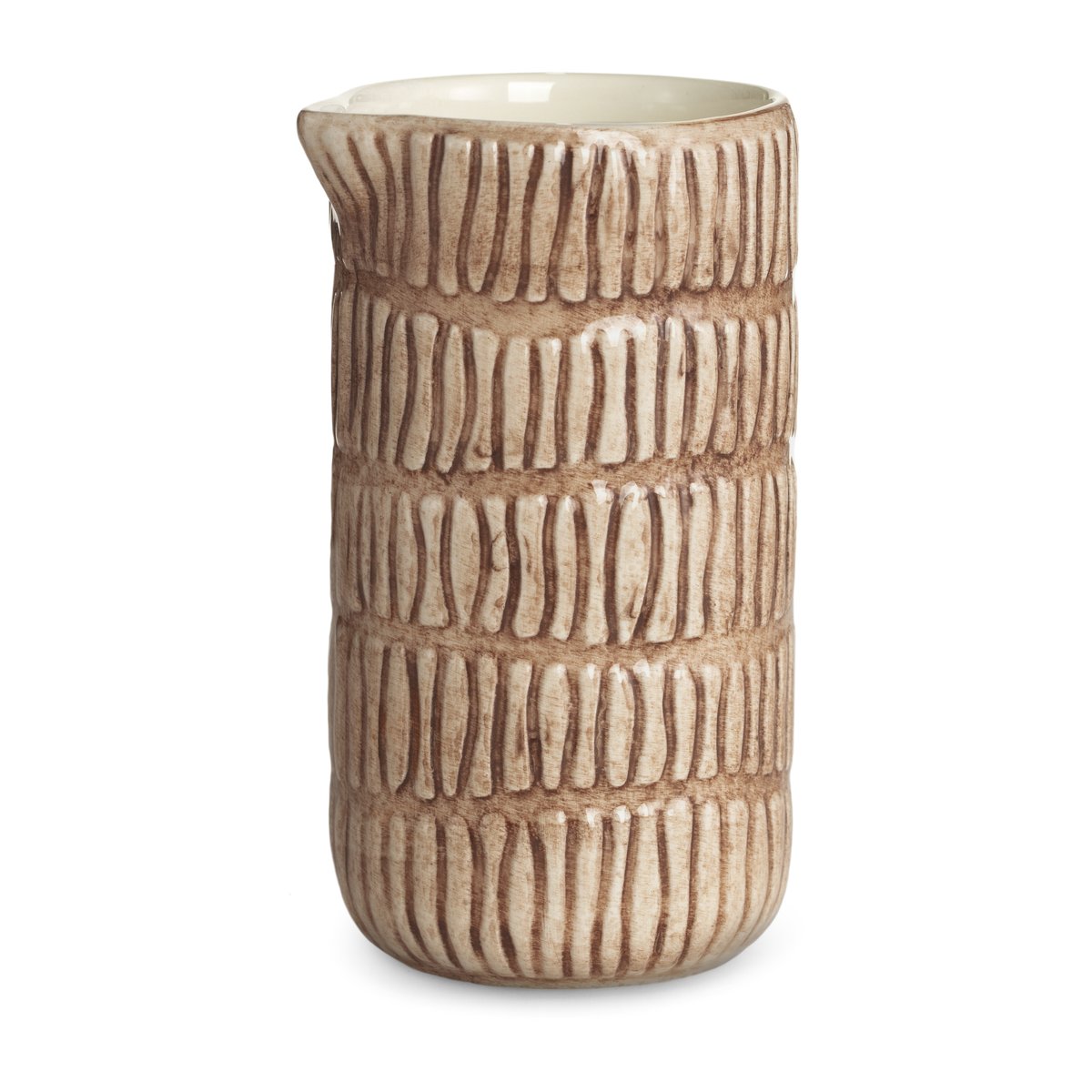 Mateus Stripes pot 30 cl Cinnamon | Scandinavian Design | Milk jugs | Brown