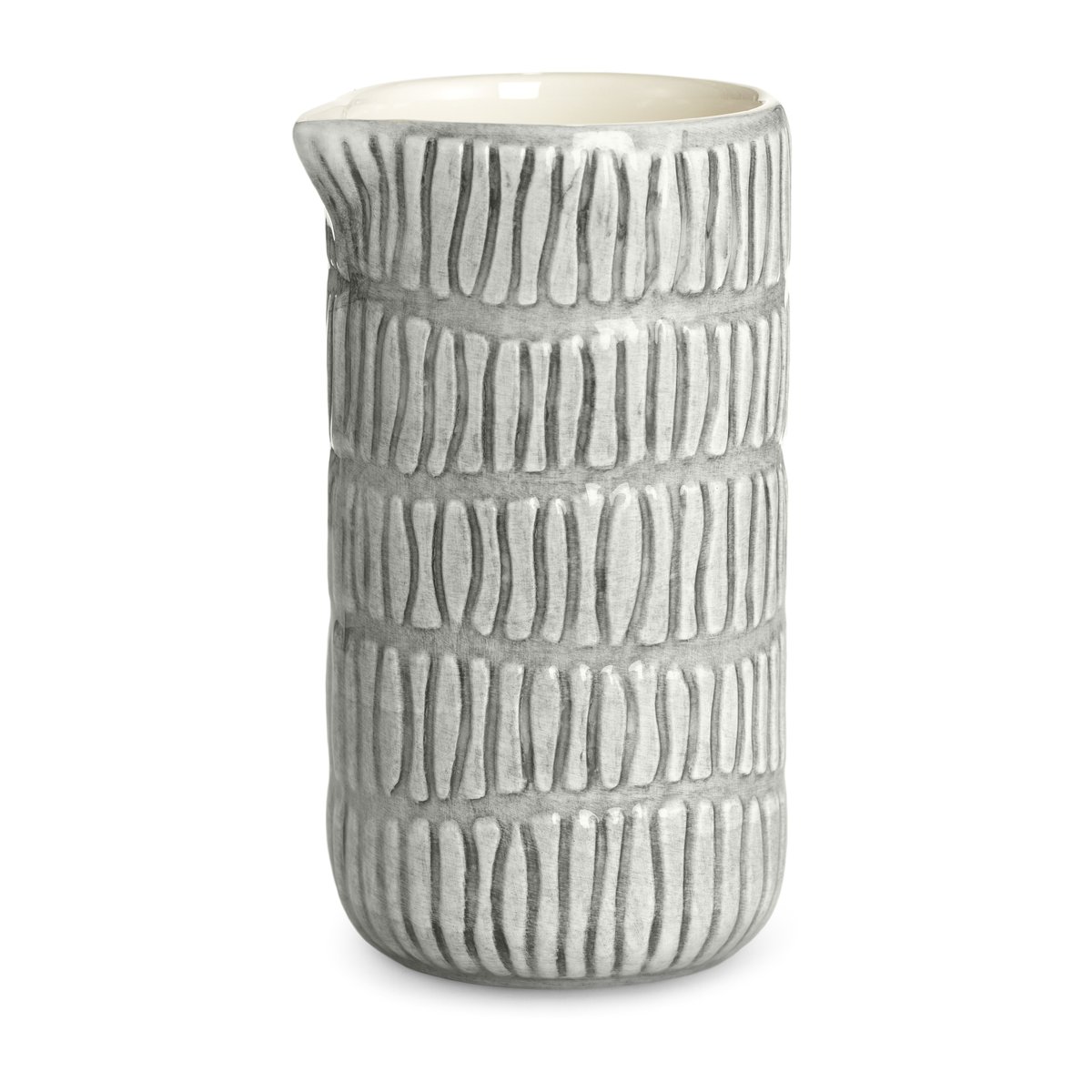 Mateus Stripes pot 30 cl Grey | Scandinavian Design | Milk jugs | Grey
