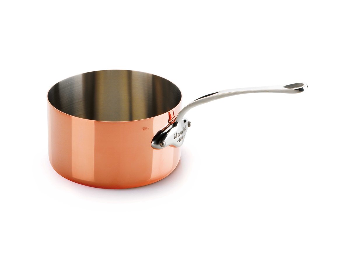 Mauviel Saucepan M'150S 1.1 l Copper-steel | Scandinavian Design | Saucepans | Gold-coloured