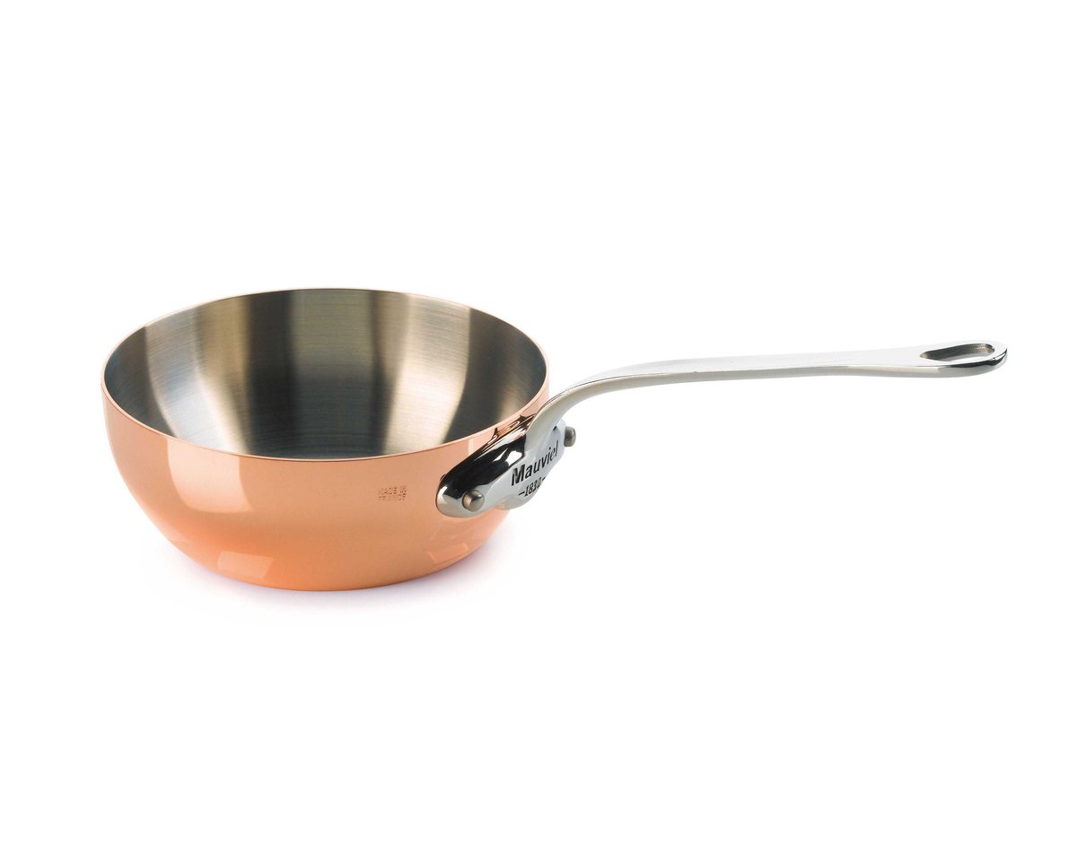 Mauviel Sauté pan rounded M"150S 2 l Copper-steel