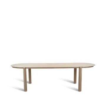 Amor dining table - oak white-pigmented hardwax oil - Mavis