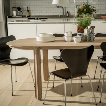 Amor dining table - oak white-pigmented hardwax oil - Mavis