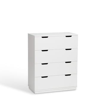 Aoko chest of 4 drawers - White lacquer - Mavis