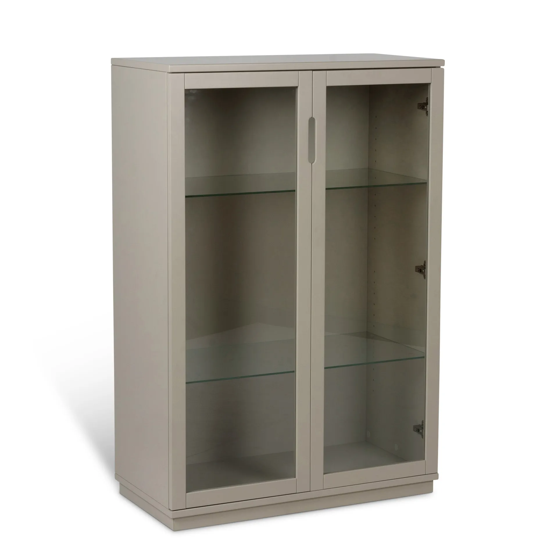 Aoko display cabinet 120 cm, Beige Mavis