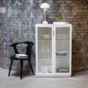 Aoko display cabinet 120 cm - White lacquer - Mavis