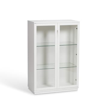 Aoko display cabinet 120 cm - White lacquer - Mavis