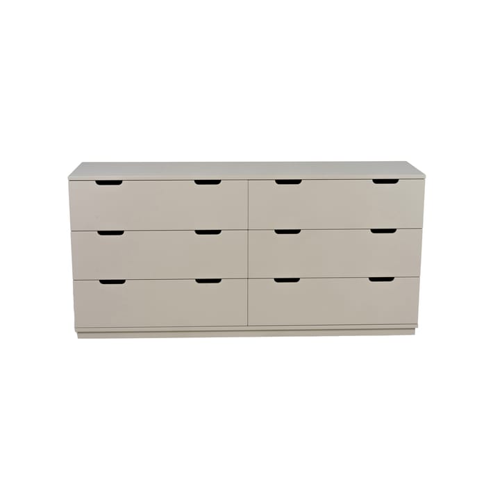 Aoko dresser double 6 drawers - Beige - Mavis