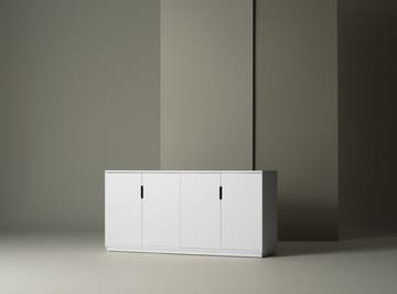 Aoko sideboard 77x160 cm - white lacquer - Mavis
