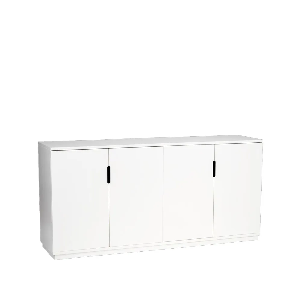 Aoko sideboard 77x160 cm, white lacquer Mavis