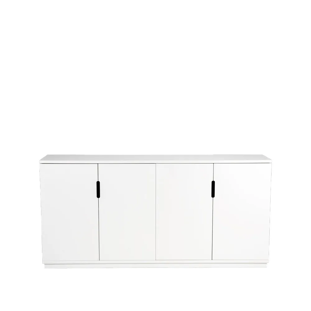Aoko sideboard 77x160 cm, white lacquer Mavis