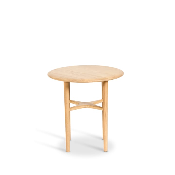 Crest side table - oak white pigmented clear lacquer - Mavis